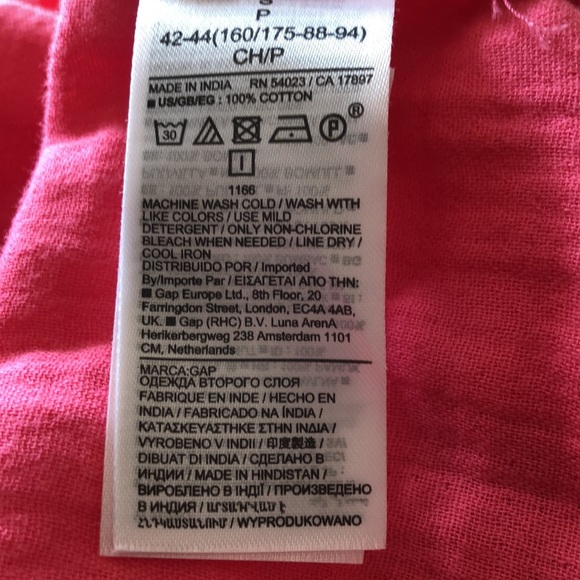 Gap Factory Gauze Flutter Sleeve MIDI Dress - Picture 11 of 11